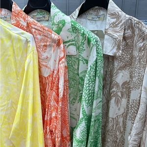 Resort Wear🏝️🛳️Made in Italy Maxi Shirt Dress